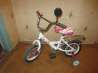 Продам велосипед для девочки 3-4-х лет, цвет бело-розовый, б/у 1 год