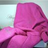Халаты итальянского брэнда Blumarine (ярко розовый) вафельный