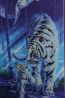 Картина из бисера "Белый тигр"