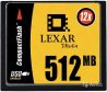 Lexar 512MB CompactFlash Camera Memory Cards 12x