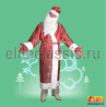 Взрослый костюм Дед Мороз 3 парча