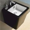Раковина для ванной подвесная черно-белая 805-500VBW Китай