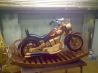 Детский деревянный мотоцикл-качалка