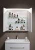 Зеркальный шкаф Neringa 80см для ванной комнаты / AQWELLA