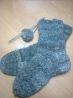 Зимние носки из домашней шерсти ручной работы