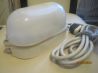 Овальный пластиковый белый матовый светильник бу с кабелем 1 метр цена