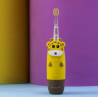 Новая детская зубная щетка Revyline RL 025 Panda, желтая